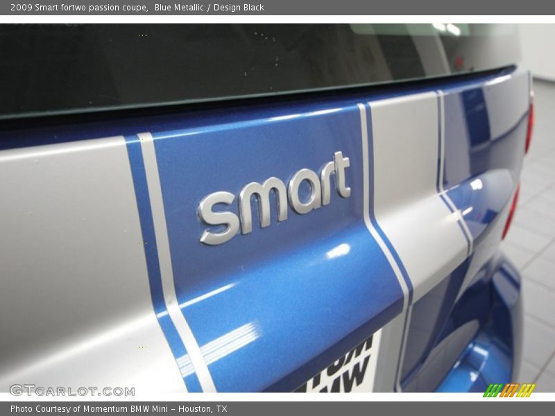 Blue Metallic / Design Black 2009 Smart fortwo passion coupe