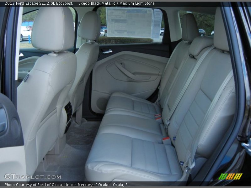Tuxedo Black Metallic / Medium Light Stone 2013 Ford Escape SEL 2.0L EcoBoost