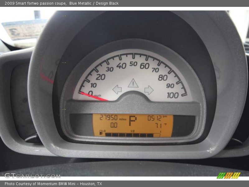 Blue Metallic / Design Black 2009 Smart fortwo passion coupe