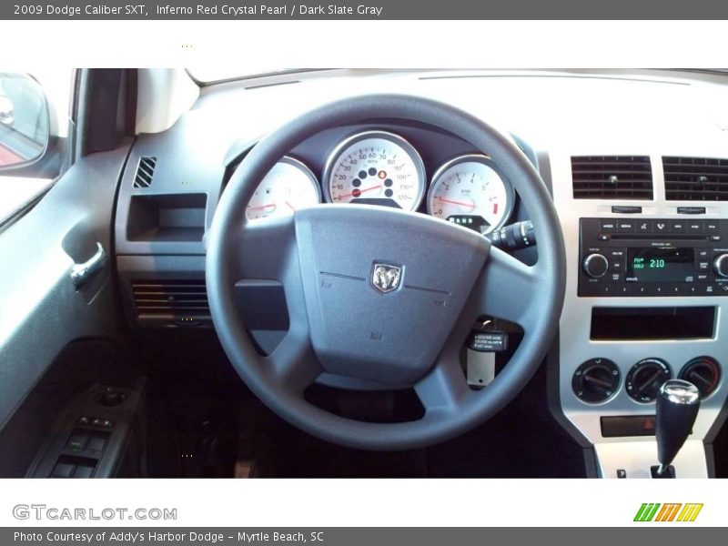 Inferno Red Crystal Pearl / Dark Slate Gray 2009 Dodge Caliber SXT