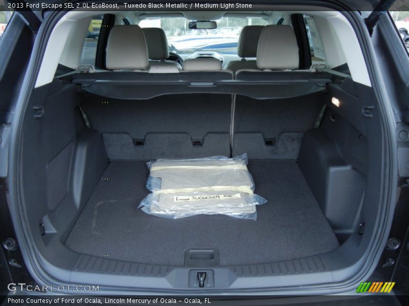 Tuxedo Black Metallic / Medium Light Stone 2013 Ford Escape SEL 2.0L EcoBoost