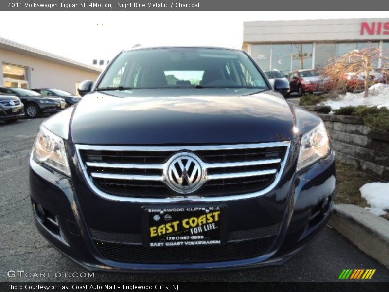 Night Blue Metallic / Charcoal 2011 Volkswagen Tiguan SE 4Motion