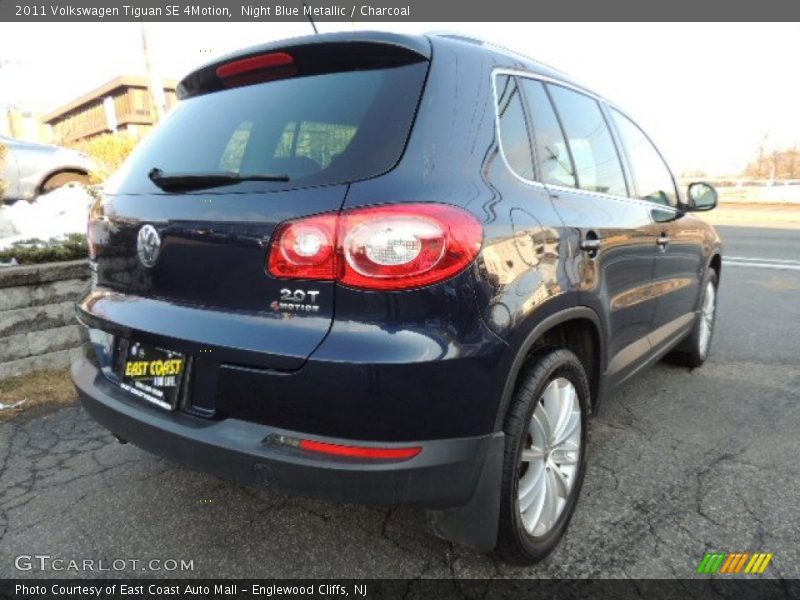 Night Blue Metallic / Charcoal 2011 Volkswagen Tiguan SE 4Motion