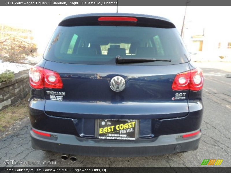 Night Blue Metallic / Charcoal 2011 Volkswagen Tiguan SE 4Motion