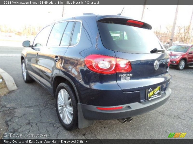 Night Blue Metallic / Charcoal 2011 Volkswagen Tiguan SE 4Motion