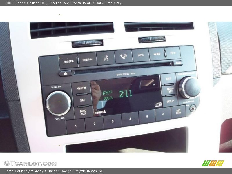 Inferno Red Crystal Pearl / Dark Slate Gray 2009 Dodge Caliber SXT