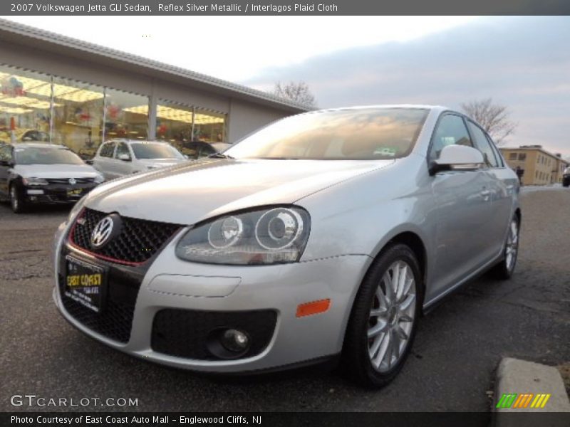Reflex Silver Metallic / Interlagos Plaid Cloth 2007 Volkswagen Jetta GLI Sedan