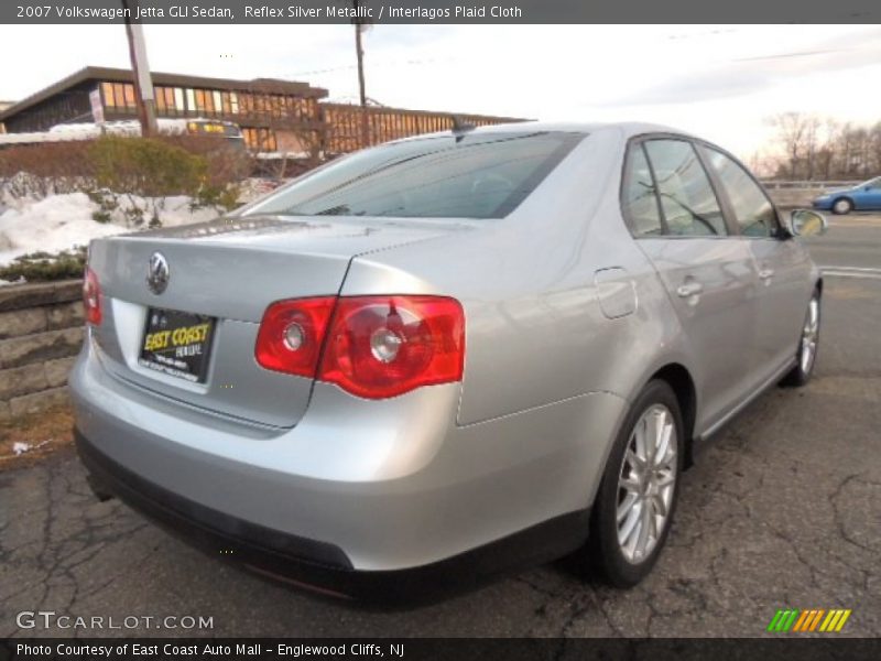 Reflex Silver Metallic / Interlagos Plaid Cloth 2007 Volkswagen Jetta GLI Sedan