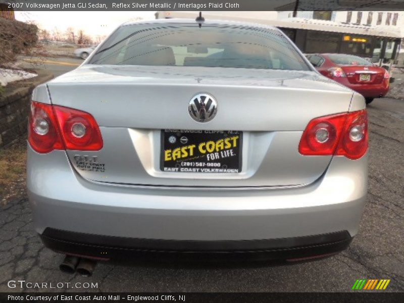 Reflex Silver Metallic / Interlagos Plaid Cloth 2007 Volkswagen Jetta GLI Sedan