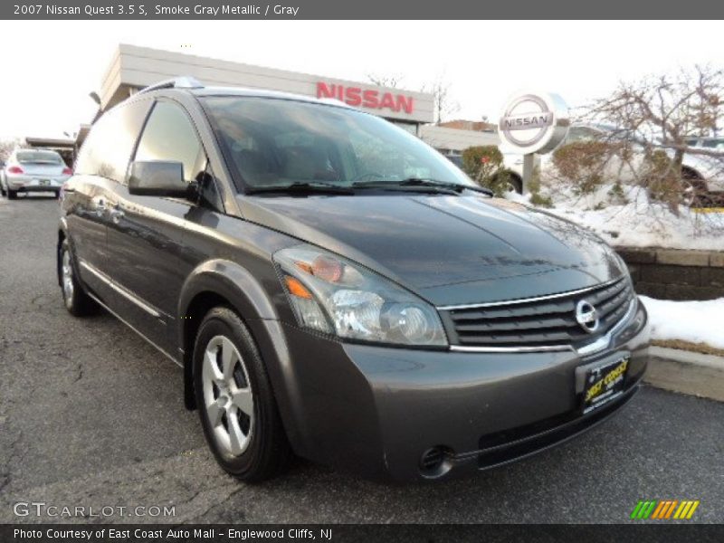 Smoke Gray Metallic / Gray 2007 Nissan Quest 3.5 S