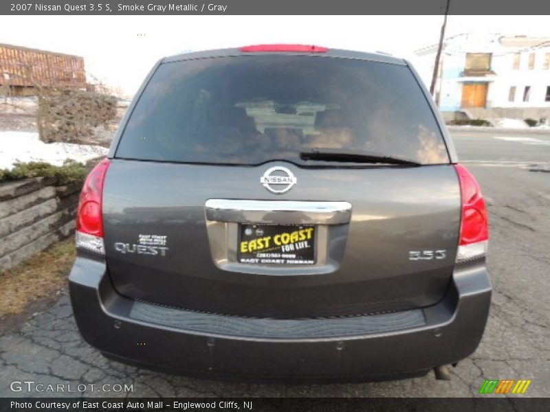 Smoke Gray Metallic / Gray 2007 Nissan Quest 3.5 S