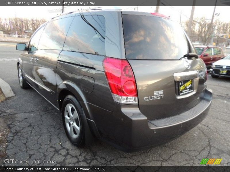 Smoke Gray Metallic / Gray 2007 Nissan Quest 3.5 S