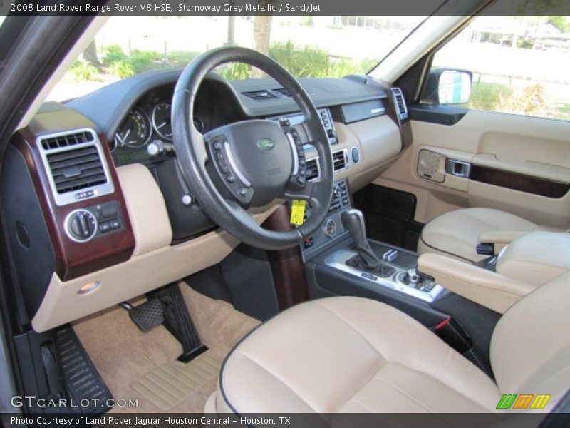 Sand/Jet Interior - 2008 Range Rover V8 HSE 