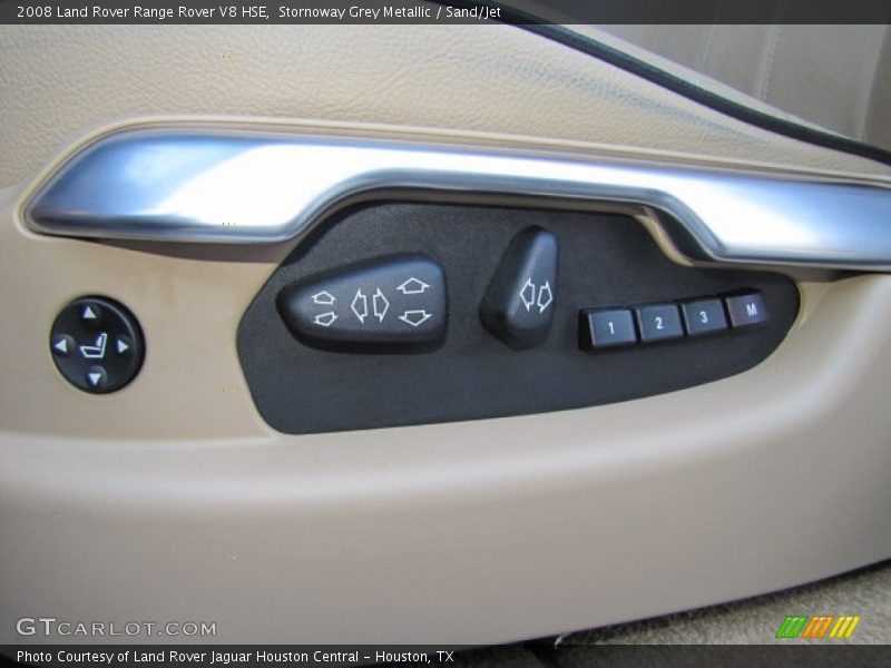 Controls of 2008 Range Rover V8 HSE