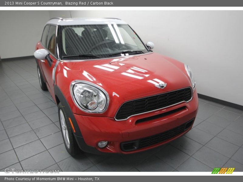 Blazing Red / Carbon Black 2013 Mini Cooper S Countryman