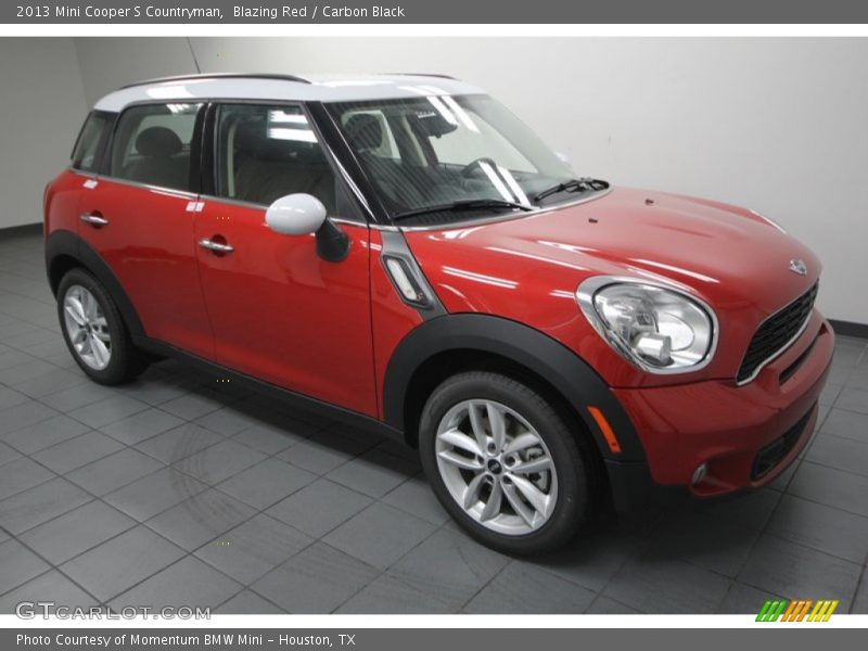 Blazing Red / Carbon Black 2013 Mini Cooper S Countryman