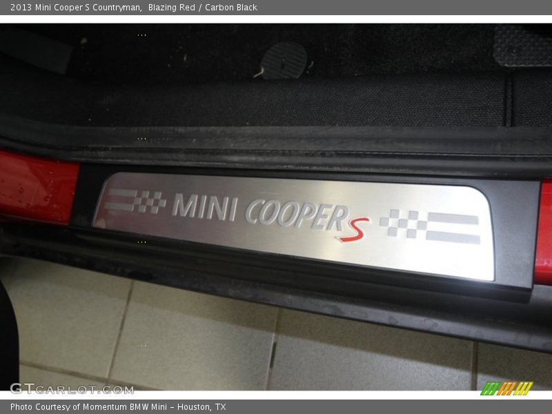 Blazing Red / Carbon Black 2013 Mini Cooper S Countryman