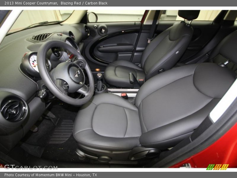  2013 Cooper Countryman Carbon Black Interior