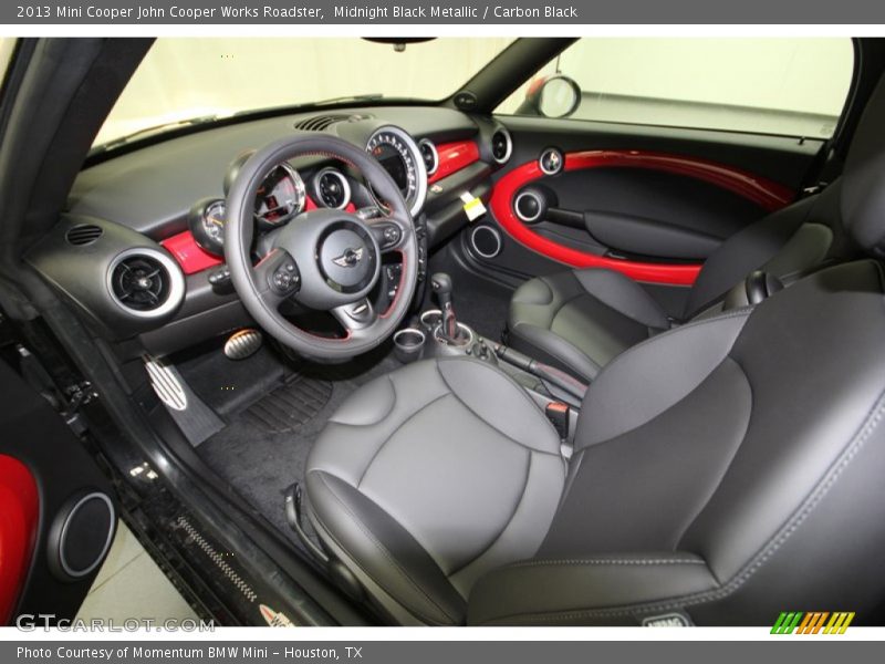  2013 Cooper John Cooper Works Roadster Carbon Black Interior