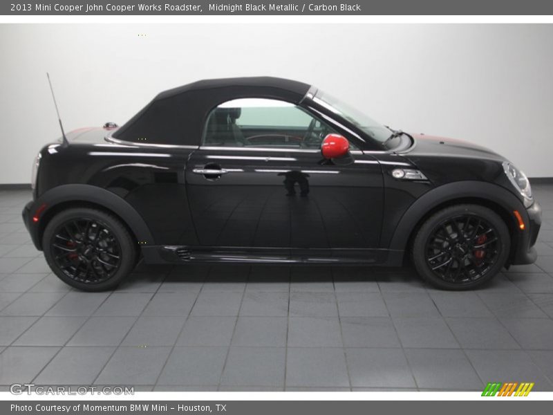 Midnight Black Metallic / Carbon Black 2013 Mini Cooper John Cooper Works Roadster