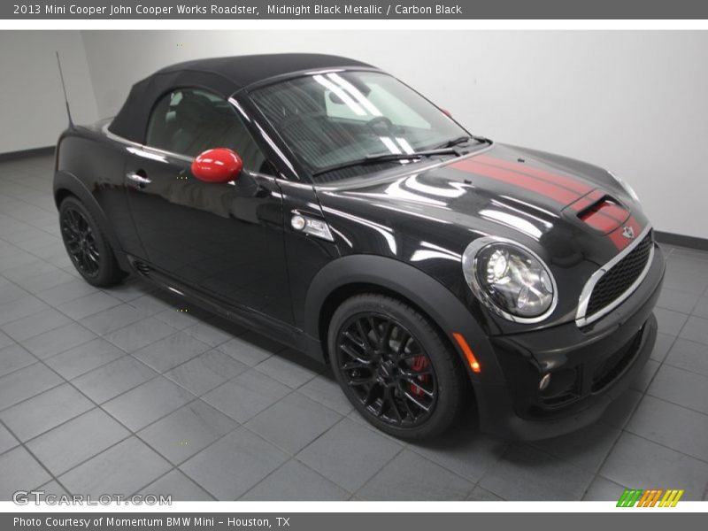 Midnight Black Metallic / Carbon Black 2013 Mini Cooper John Cooper Works Roadster