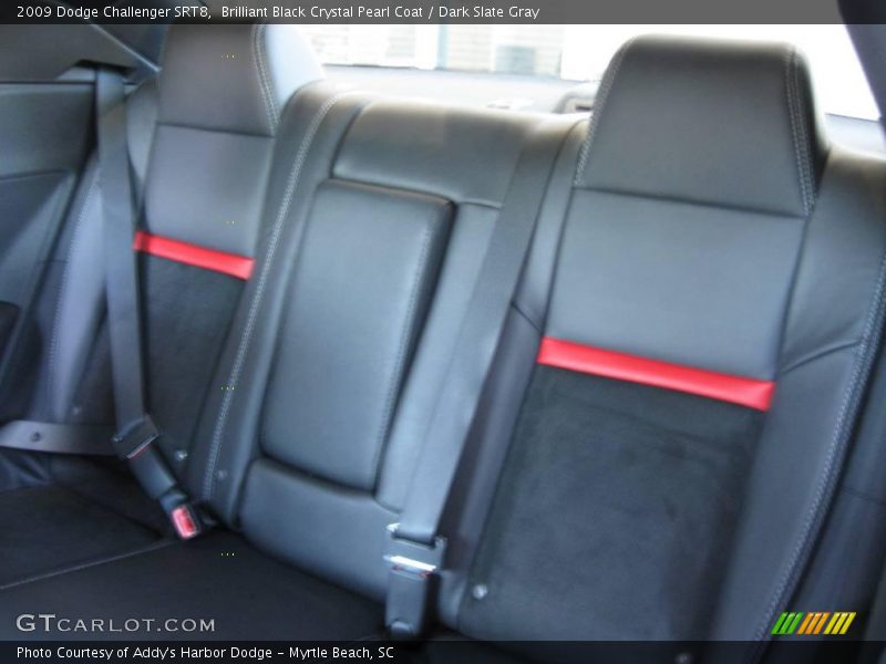 Brilliant Black Crystal Pearl Coat / Dark Slate Gray 2009 Dodge Challenger SRT8