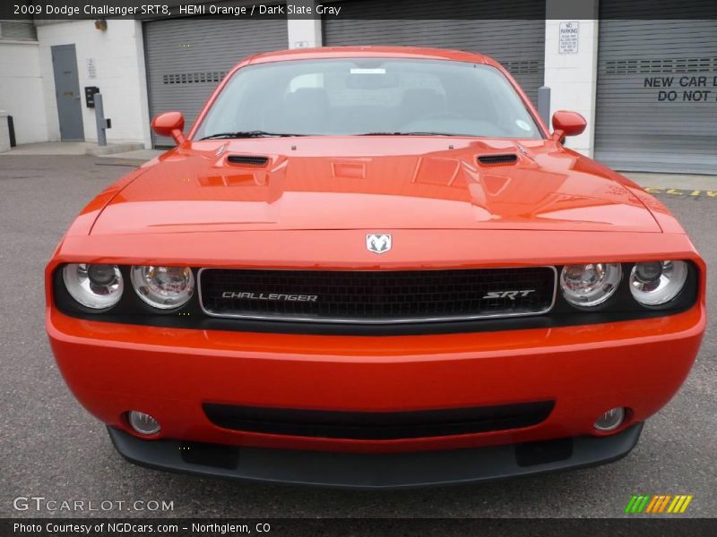 HEMI Orange / Dark Slate Gray 2009 Dodge Challenger SRT8