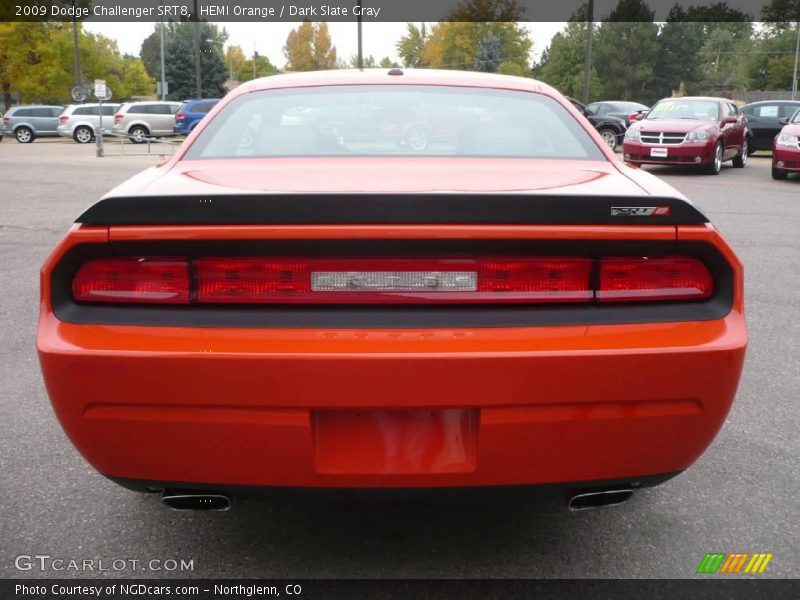 HEMI Orange / Dark Slate Gray 2009 Dodge Challenger SRT8