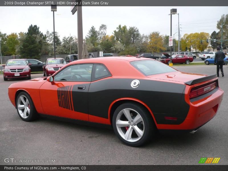 HEMI Orange / Dark Slate Gray 2009 Dodge Challenger SRT8