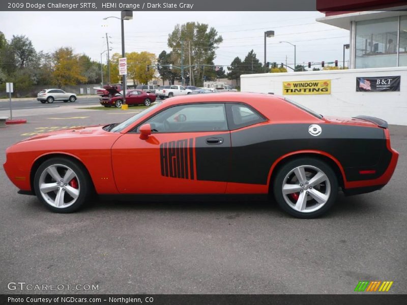HEMI Orange / Dark Slate Gray 2009 Dodge Challenger SRT8