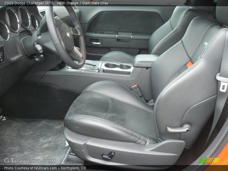 HEMI Orange / Dark Slate Gray 2009 Dodge Challenger SRT8
