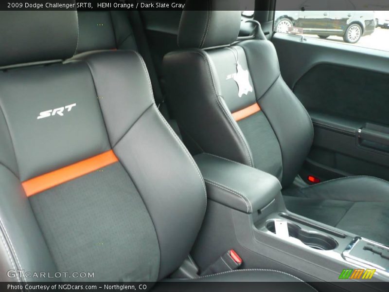 HEMI Orange / Dark Slate Gray 2009 Dodge Challenger SRT8