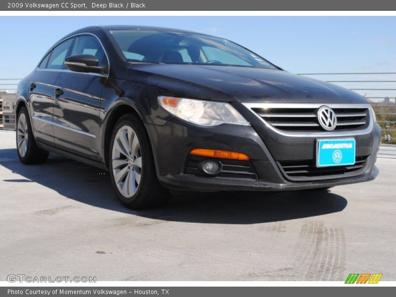 Deep Black / Black 2009 Volkswagen CC Sport