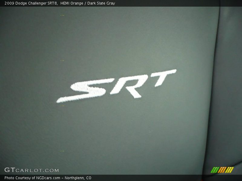 HEMI Orange / Dark Slate Gray 2009 Dodge Challenger SRT8