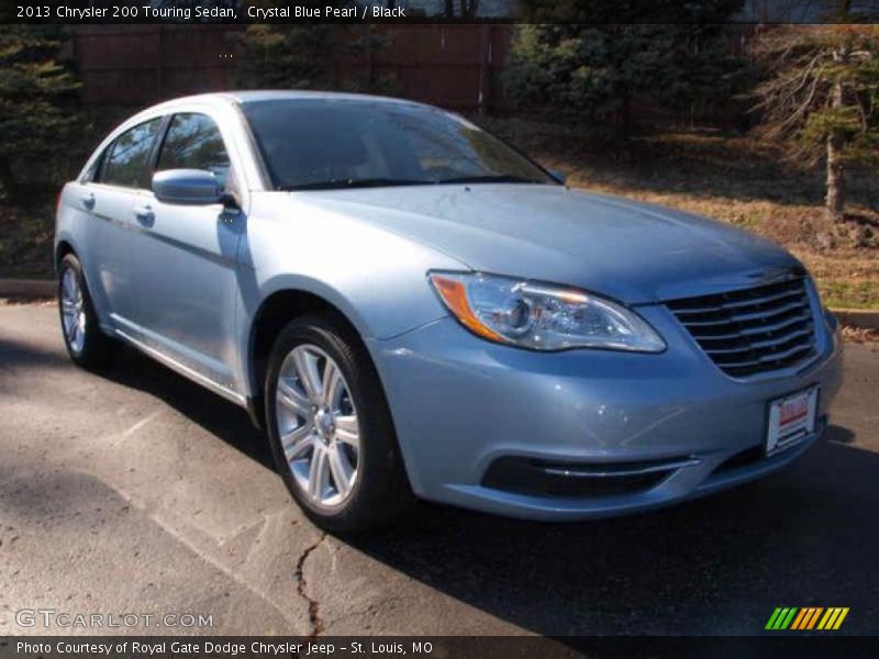 Crystal Blue Pearl / Black 2013 Chrysler 200 Touring Sedan
