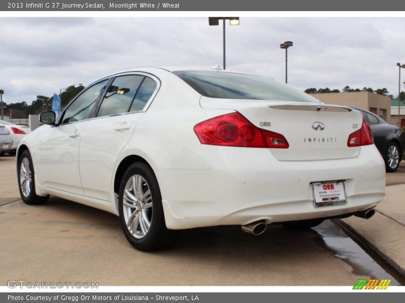 Moonlight White / Wheat 2013 Infiniti G 37 Journey Sedan