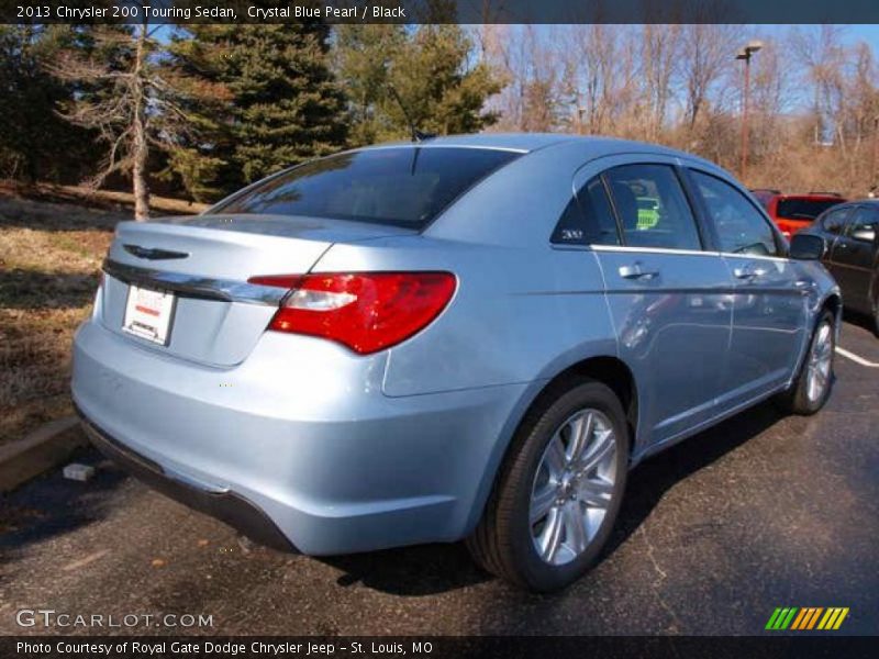 Crystal Blue Pearl / Black 2013 Chrysler 200 Touring Sedan