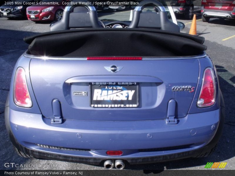 Cool Blue Metallic / Space Grey/Panther Black 2005 Mini Cooper S Convertible