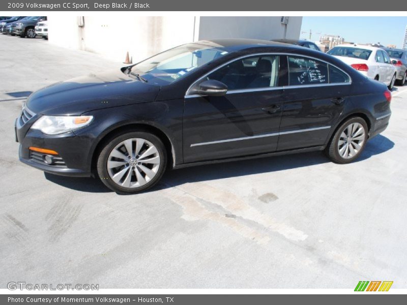 Deep Black / Black 2009 Volkswagen CC Sport