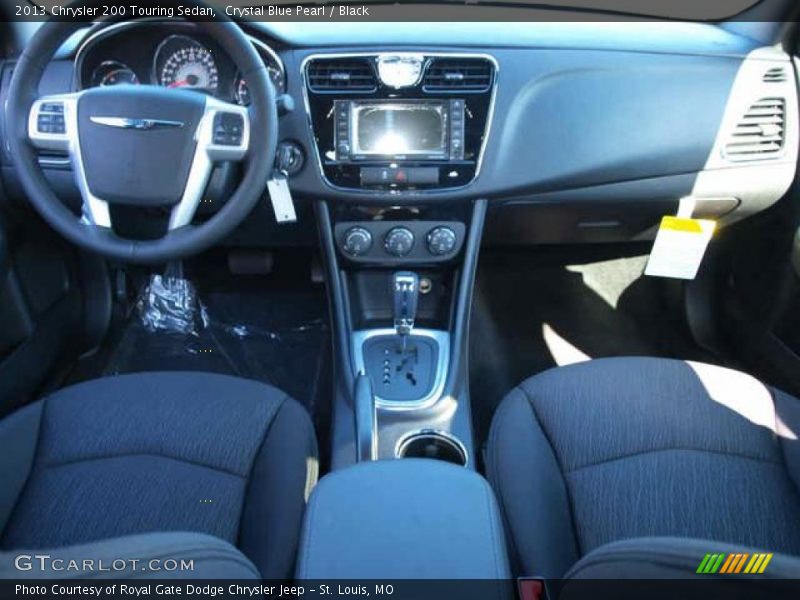 Crystal Blue Pearl / Black 2013 Chrysler 200 Touring Sedan