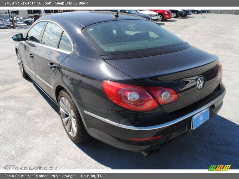 Deep Black / Black 2009 Volkswagen CC Sport