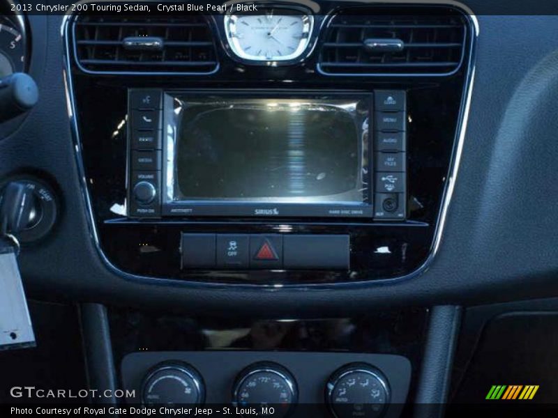 Crystal Blue Pearl / Black 2013 Chrysler 200 Touring Sedan