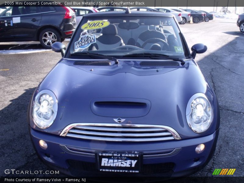 Cool Blue Metallic / Space Grey/Panther Black 2005 Mini Cooper S Convertible