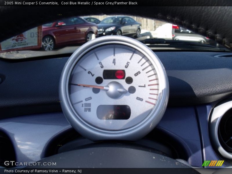 Cool Blue Metallic / Space Grey/Panther Black 2005 Mini Cooper S Convertible