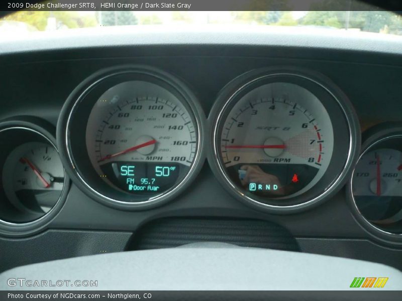 HEMI Orange / Dark Slate Gray 2009 Dodge Challenger SRT8