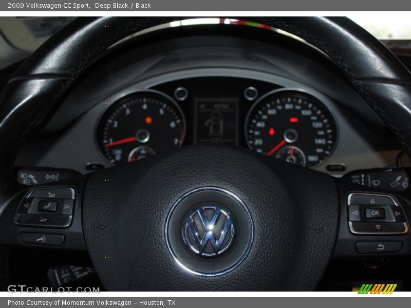Deep Black / Black 2009 Volkswagen CC Sport