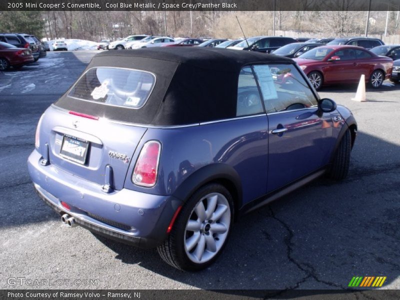 Cool Blue Metallic / Space Grey/Panther Black 2005 Mini Cooper S Convertible