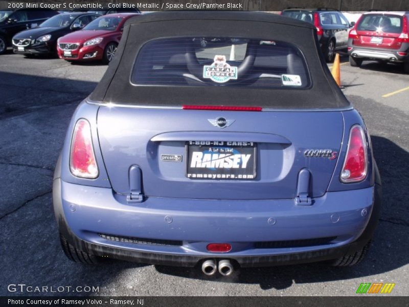 Cool Blue Metallic / Space Grey/Panther Black 2005 Mini Cooper S Convertible