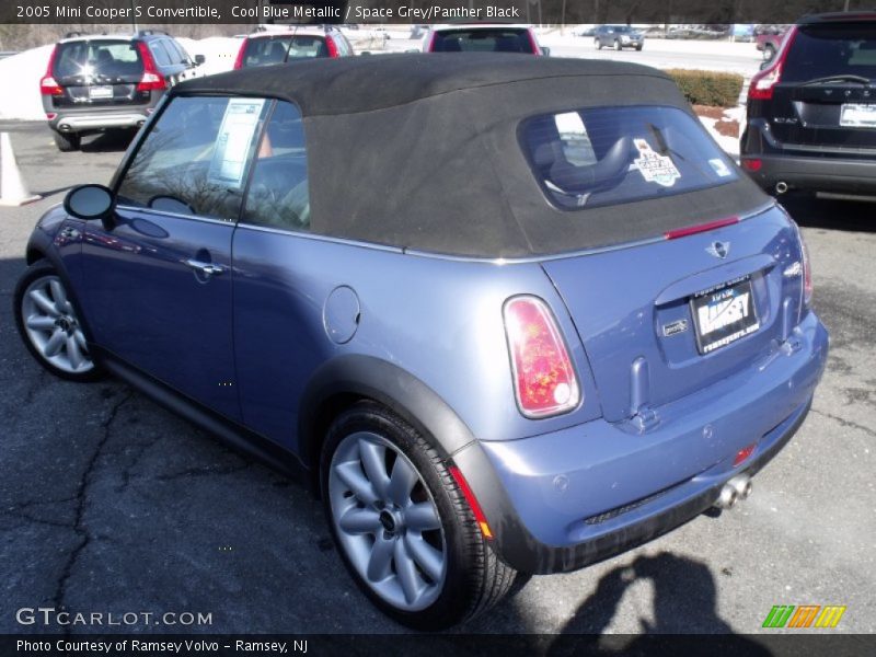 Cool Blue Metallic / Space Grey/Panther Black 2005 Mini Cooper S Convertible