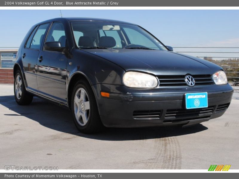 Blue Anthracite Metallic / Grey 2004 Volkswagen Golf GL 4 Door